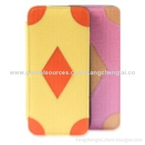 PU Leather Mobile Phone Case for iPhone 6, Stylish, 2 Pockets Store Your Credit Cards or Cash